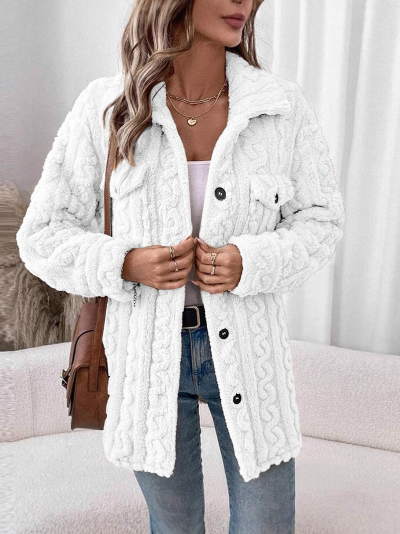 Damen Strickjacke mit strukturierter Oberfläche WW