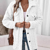 Damen Strickjacke mit strukturierter Oberfläche WW