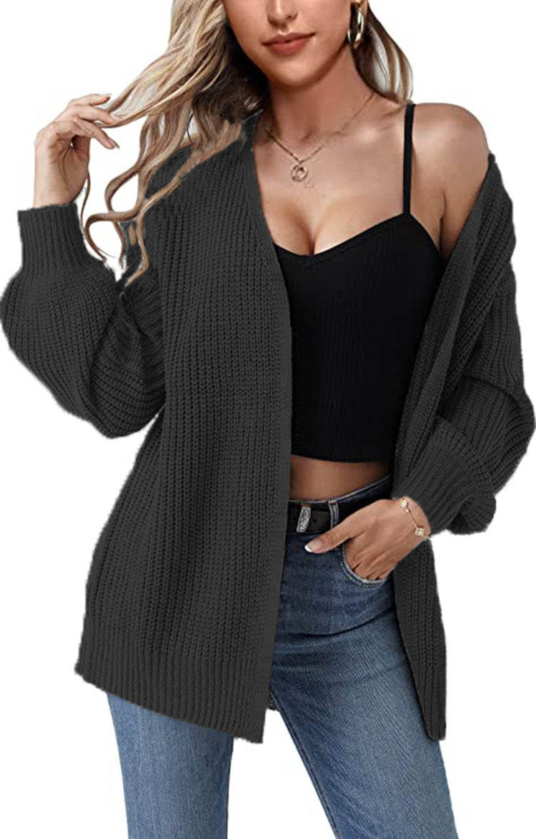 Damen Strickcardigan mit lässiger Oversized-Passform WW