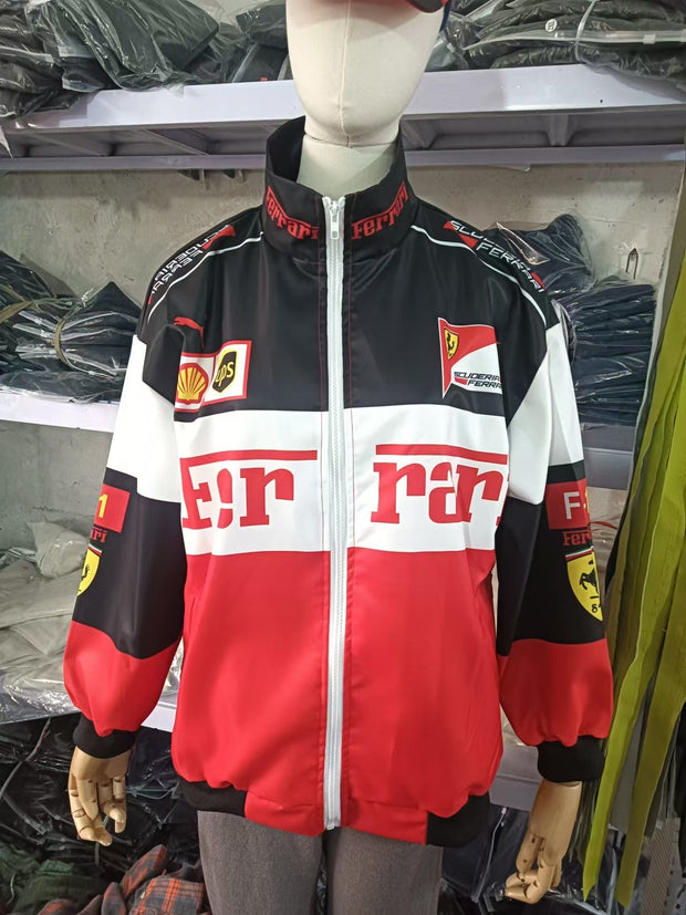 WW | F1 Racing Langarm Bomberjack Mit Print