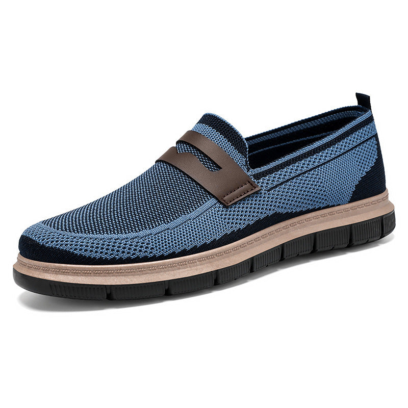 Herren Leichte Slip-On Freizeitschuhe mit flexiblem Design und atmungsaktivem Obermaterial WW