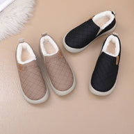 Damen Bequeme und warme Hausschuhe mit kuscheligem Innenfutter WW