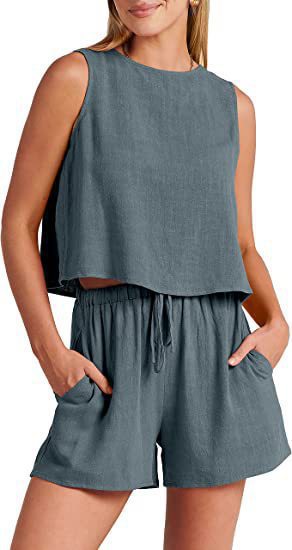 Damen Bequemes Jumpsuit mit weitem Schnitt und praktischen Taschen WW