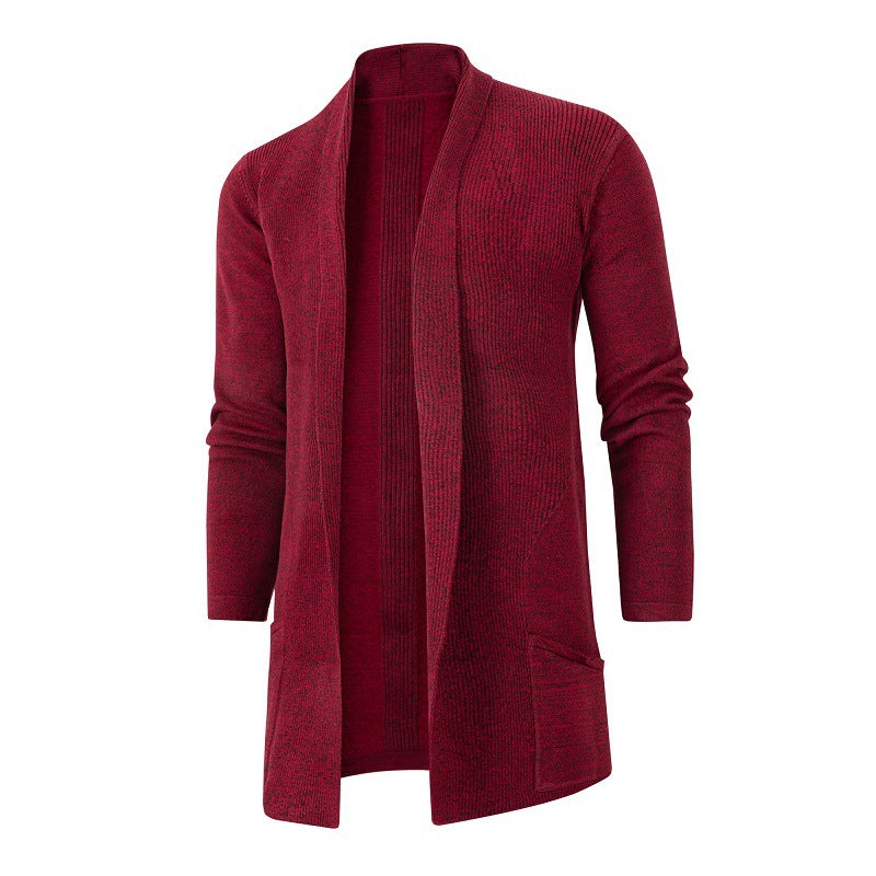 Damen Strickjacke mit offener Front und tiefem Kragen WW