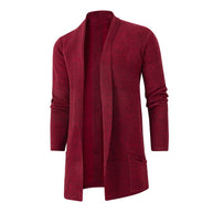 Damen Strickjacke mit offener Front und tiefem Kragen WW