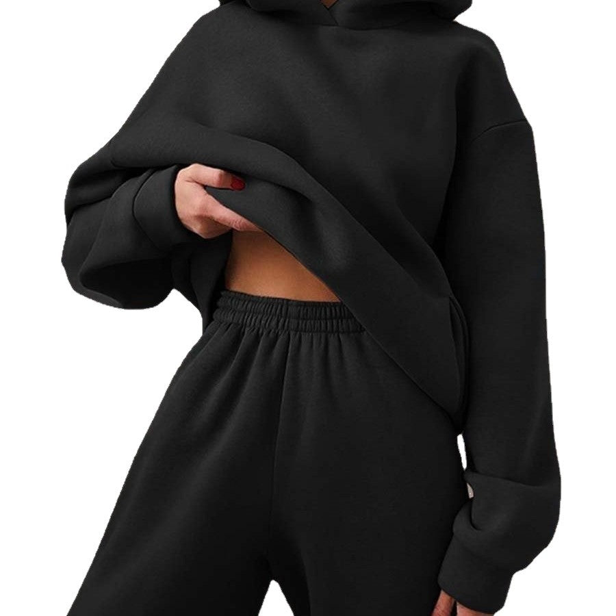 Damen Bequemes und stylisches Sweatshirt-Hosen-Set WW