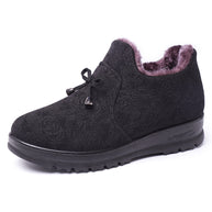 Damen Warme und modische Hausschuhe mit floralem Design WW