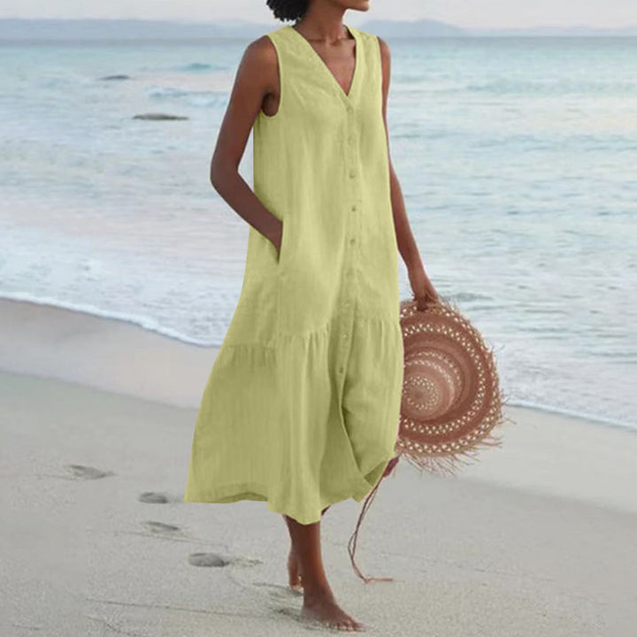 W&W Mode | Bequeme Sommerkleid Mit Taschen