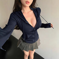 Damen Sportliche Zip-Jacke WW