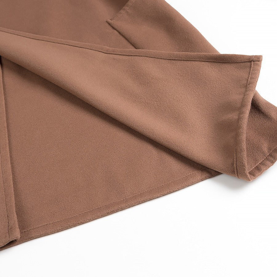 WW | Stehkragen Cape-Stil Mantel