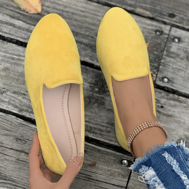 Damen bequeme Slipper im eleganten Design mit weicher Oberflächenstruktur WW