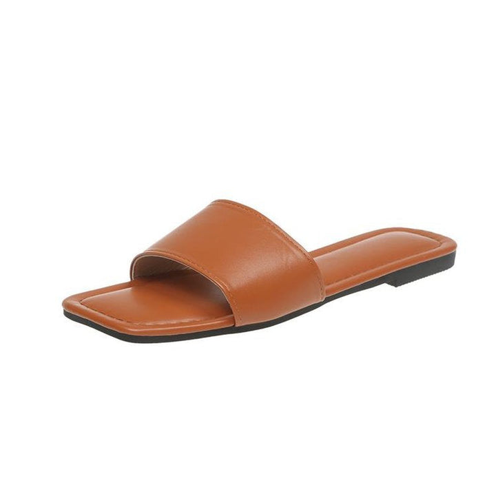 Damen Offene Zehentrenner-Pantoletten mit elegantem Design W&W Mode
