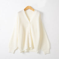 Damen Strickjacke mit strukturiertem Muster und praktischen Knopfdetails WW
