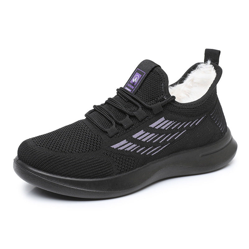 Damen Sportliche und warme Sneakers mit kuscheligem Innenfutter WW