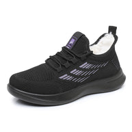 Damen Sportliche und warme Sneakers mit kuscheligem Innenfutter WW