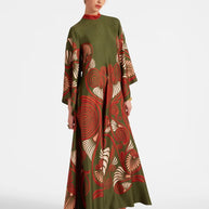 WW | Bedrucktes Dreiviertelarmkleid
