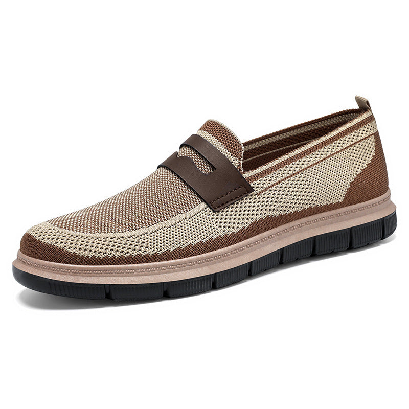 Herren Leichte Slip-On Freizeitschuhe mit flexiblem Design und atmungsaktivem Obermaterial WW