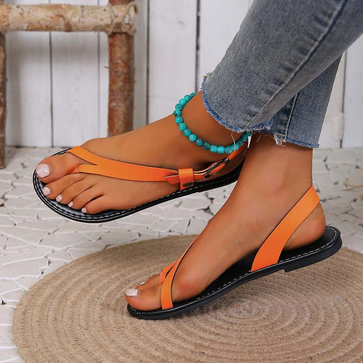 W&W Mode | Minimalistische Sandalen Mit Schnalle Für Damen