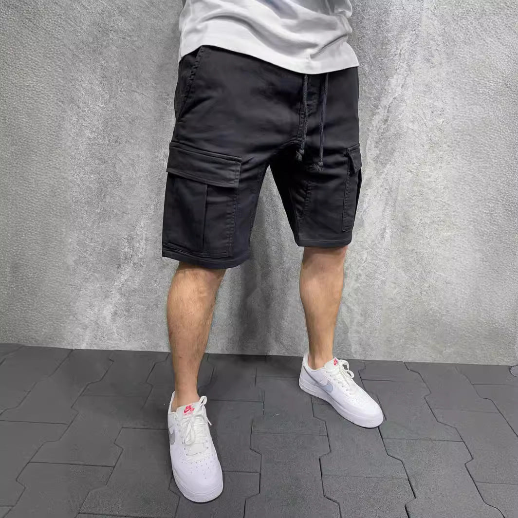 Herren Cargo-Shorts mit Utility-Taschen W&W Mode