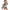 Damen asymmetrisches Kleid mit botanischem Druck W&W