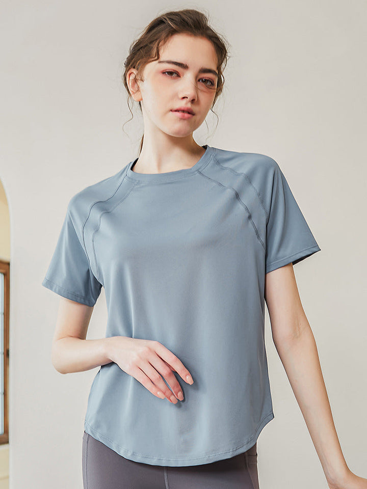W&W Mode | Sporttops Für Damen Atmungsaktive T-shirt Mit Kurzen Ärmeln
