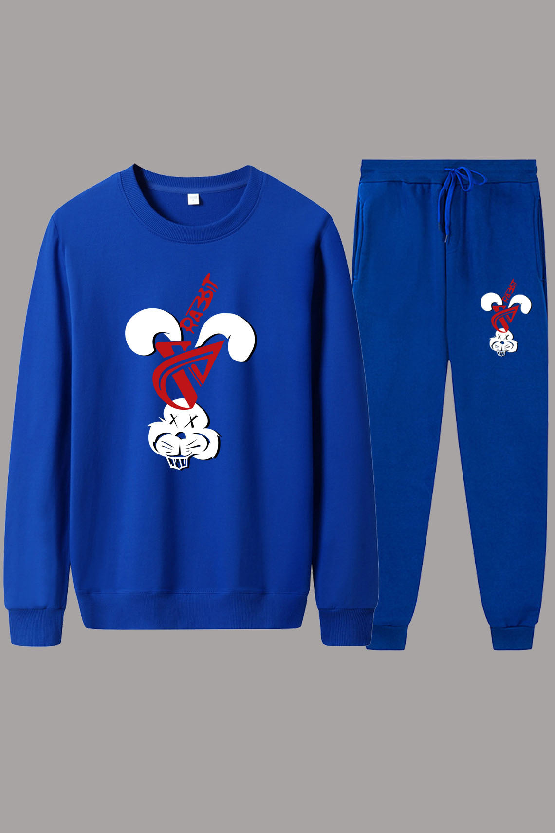 Damen Trainingsanzug mit modernem Bunny-Motiv WW