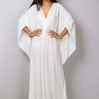 Damen elegantes Maxi-Kleid mit weitem Schnitt WW