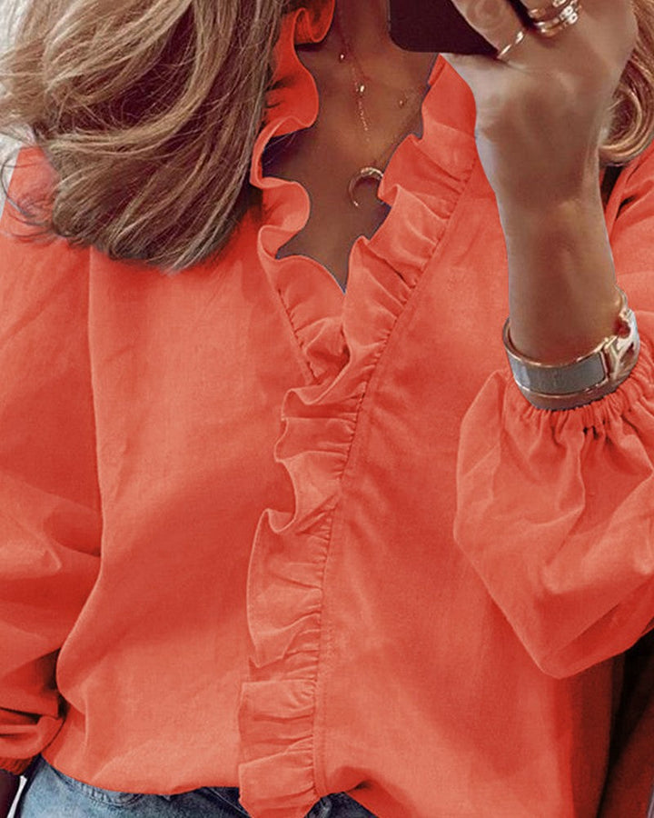 Damen Rüschenbluse W&W Mode