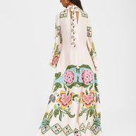 WW | Bedrucktes Dreiviertelarmkleid