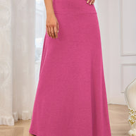 Damen nahtloser Maxirock W&W