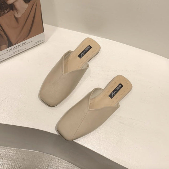 Damen Elegante und moderne Mules mit ausgefallenem Überkreuz-Design W&W Mode