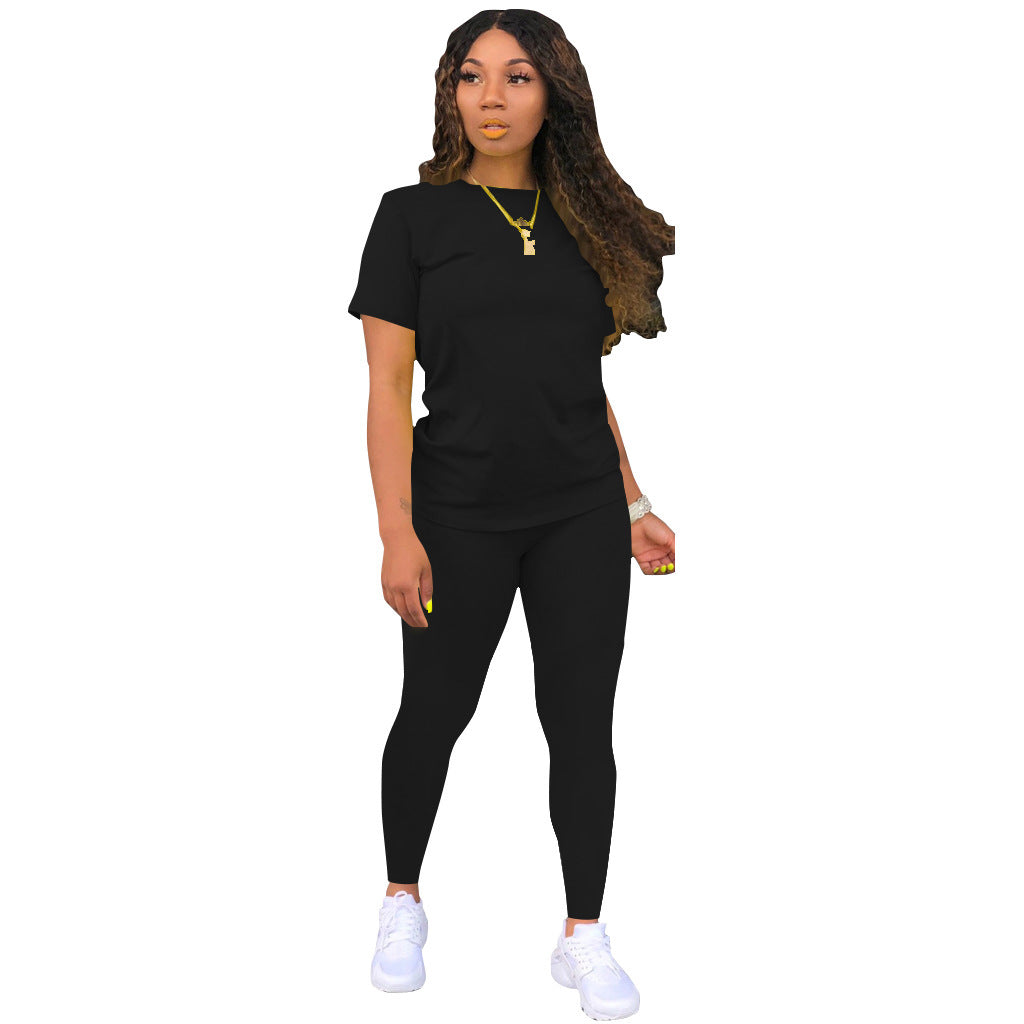 Damen Sportset mit T-Shirt und Leggings WW
