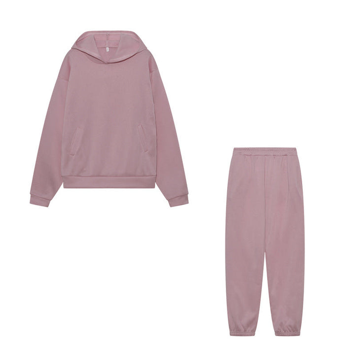 Damen Sportliches Set mit Hoodie und Jogginghose W&W Mode