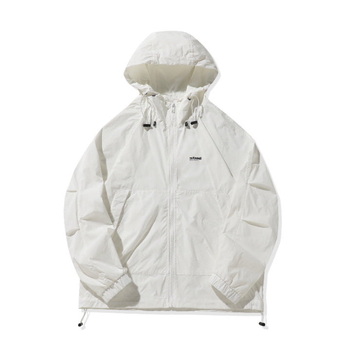 Herren Funktionsjacke mit belüftetem Design und verstellbarem Kragen W&W Mode