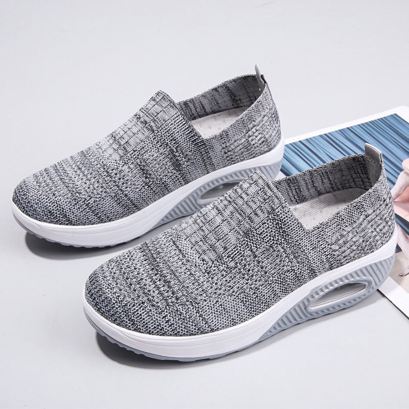 W&W Mode | Atmungsaktive Slip on Sneaker Mit Ergonomischer Sohle Für Damen