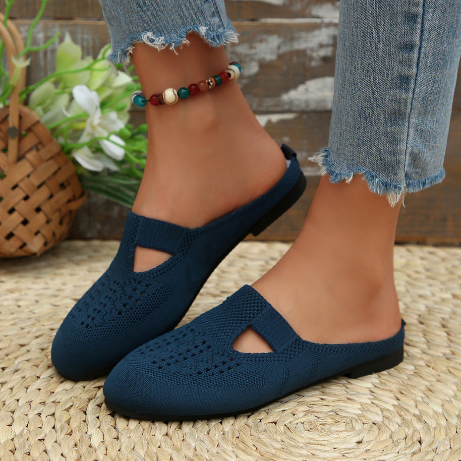 Damen Atmungsaktive Mules mit modischem Luftdurchlässigkeitsdesign WW