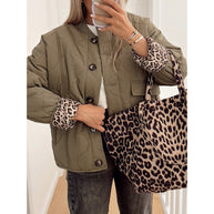 Damen Steppjacke mit kunstvollem Muster und praktischen Taschen WW