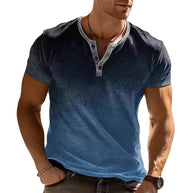 Herren strukturiertes Henley T-Shirt WW