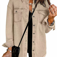 Femme Destroyed Denim Westernjacke WW