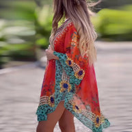 Damen Ätherisches Bohemian Strandtuch WW