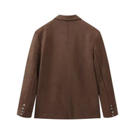 Damen Wildleder-Blazerjacke W&W