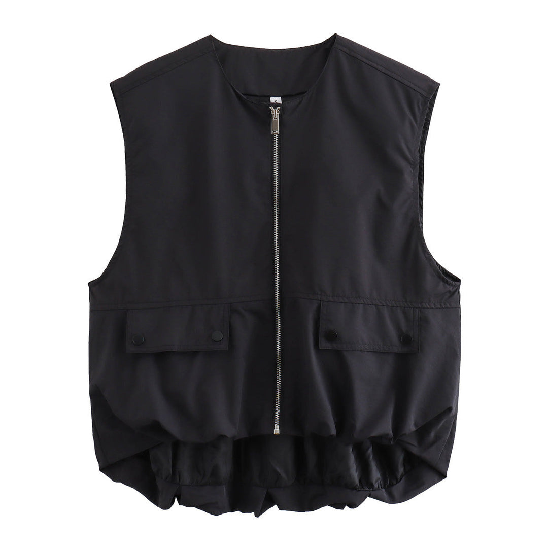 W&W Mode | Lockere Freizeit Cardigan Weste Tank Top