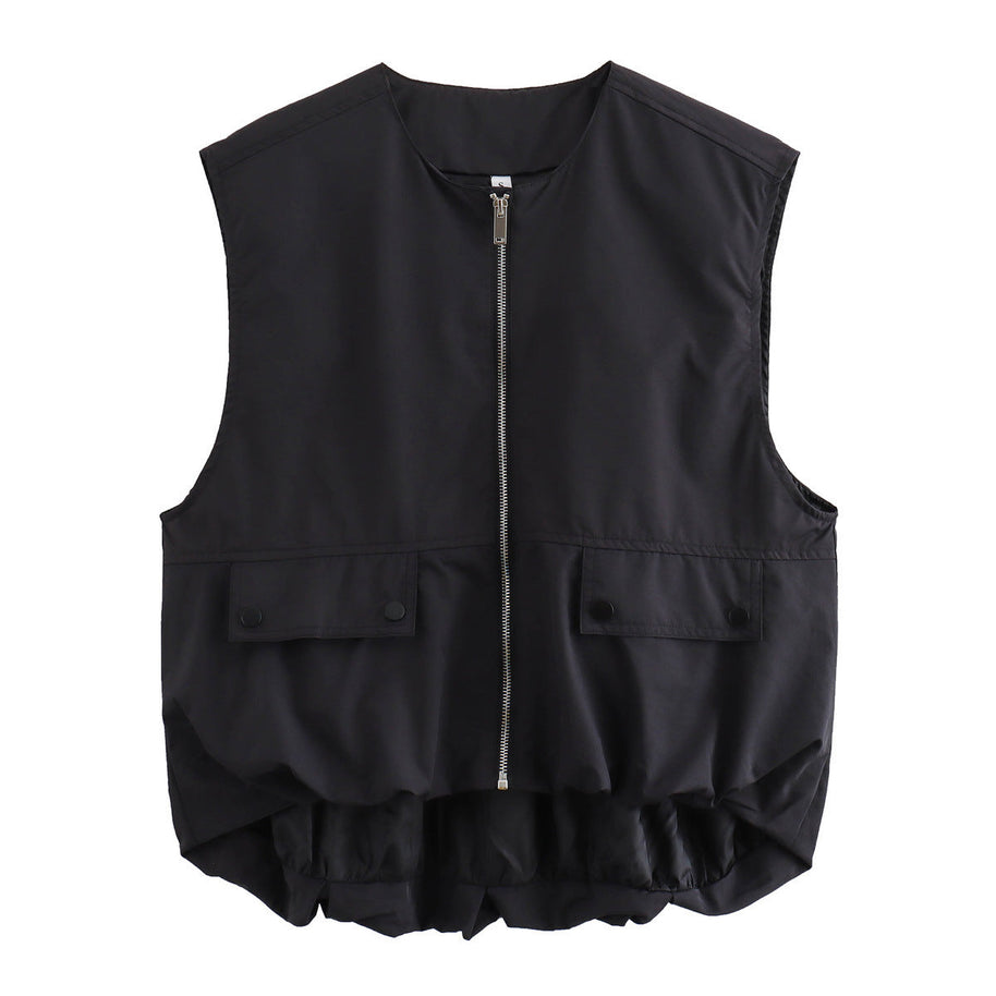 WWMODE | Lockere Freizeit Cardigan Weste Tank Top