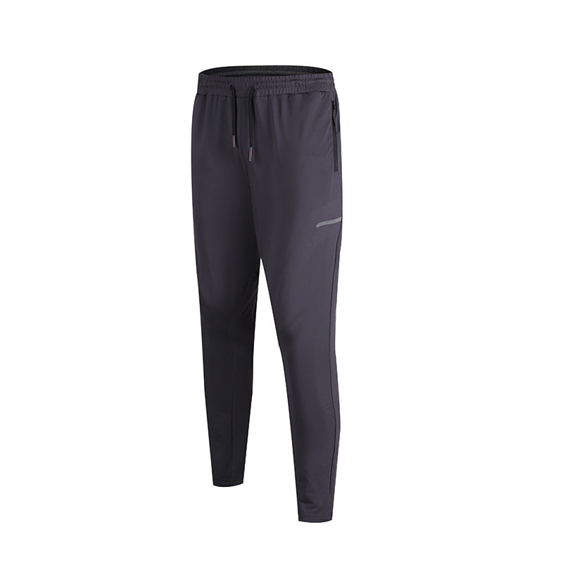 Herren Sportliche Laufhose mit funktionalen Seitentaschen und reflektierenden Akzenten WW