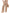 Damen Weite Leinenhose mit elastischem Bund und Falten WW