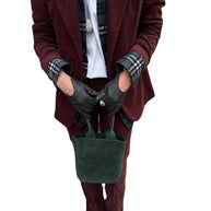 Damen raffinierte Lederhandschuhe WW