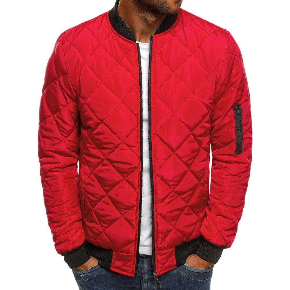 Herren Diamant gesteppte Bomberjacke WW
