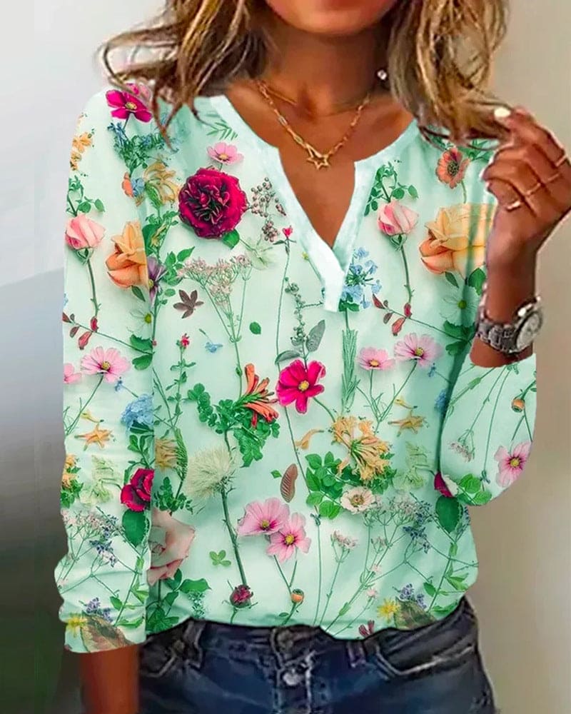 WW | Bluse Mit Blumenmuster