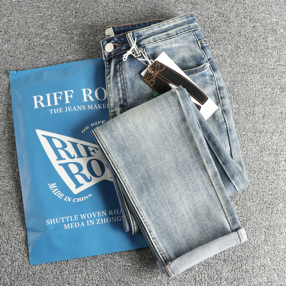 Damen Slim-Fit Jeans mit lässigen Fransen WW