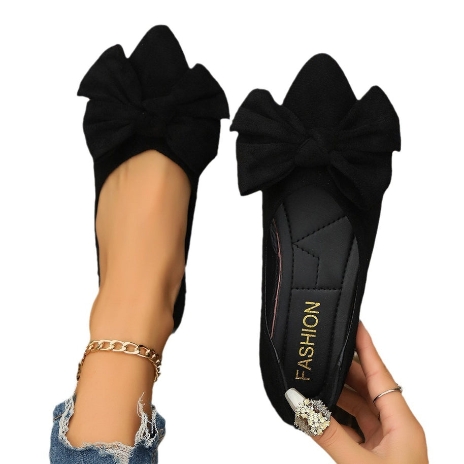 Damen Ballerina-Schuhe mit elegantem Schleifendetail und rutschfester Sohle WW